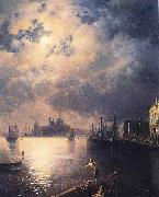 Ivan Aivazovsky Byron in Venice oil on canvas